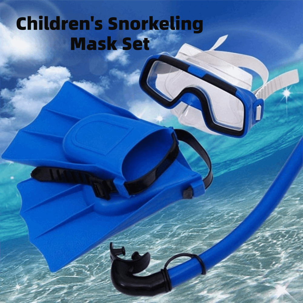 Freediving Mask Set - New Anti-Fog Children Diving Mask Set