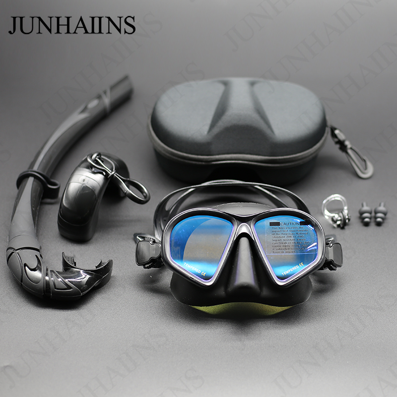 Wet Low Capacity Tempered Glas - đánh giá và giá Freediving Mask Set