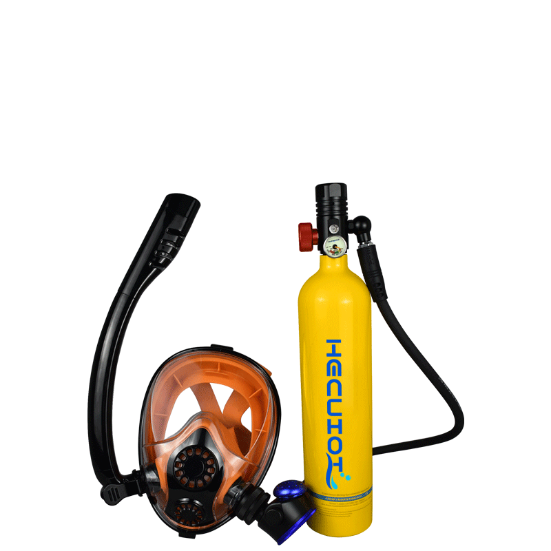 Mini 1LScuba Diving Tank Set,  - đánh giá và giá Freediving Mask Set