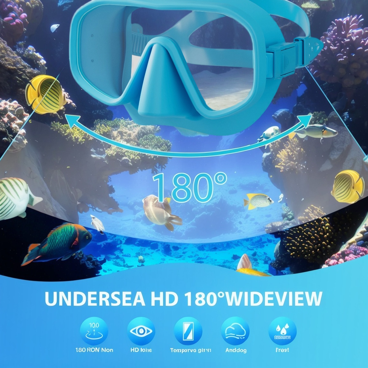 Professional Frameless Tempere - đánh giá và giá Freediving Mask Set