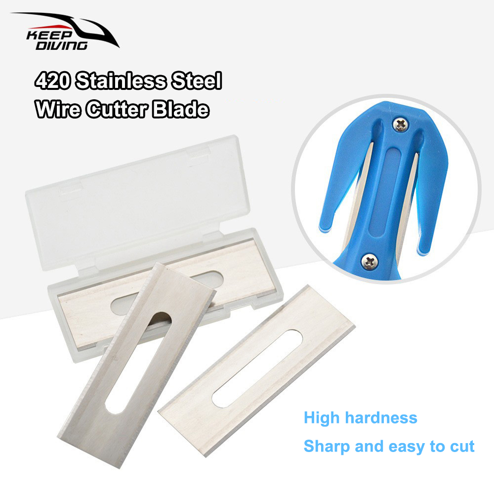 3PCS/lot Replaced Blades for K - đánh giá và giá Dive Knife Titanium