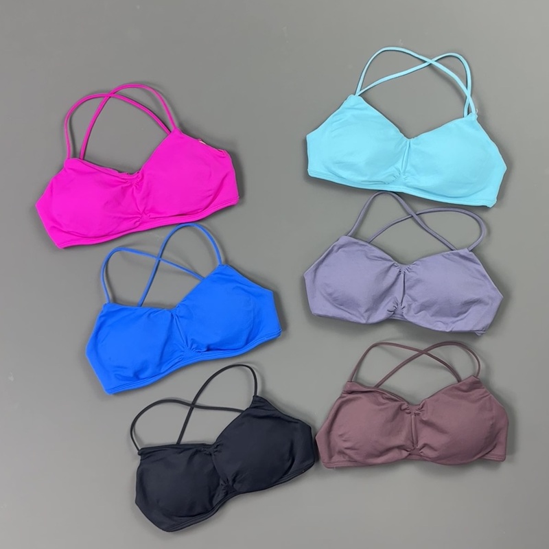 HISTELLO Front Ruched Cross Ba - đánh giá và giá Aquatic Sports Bra
