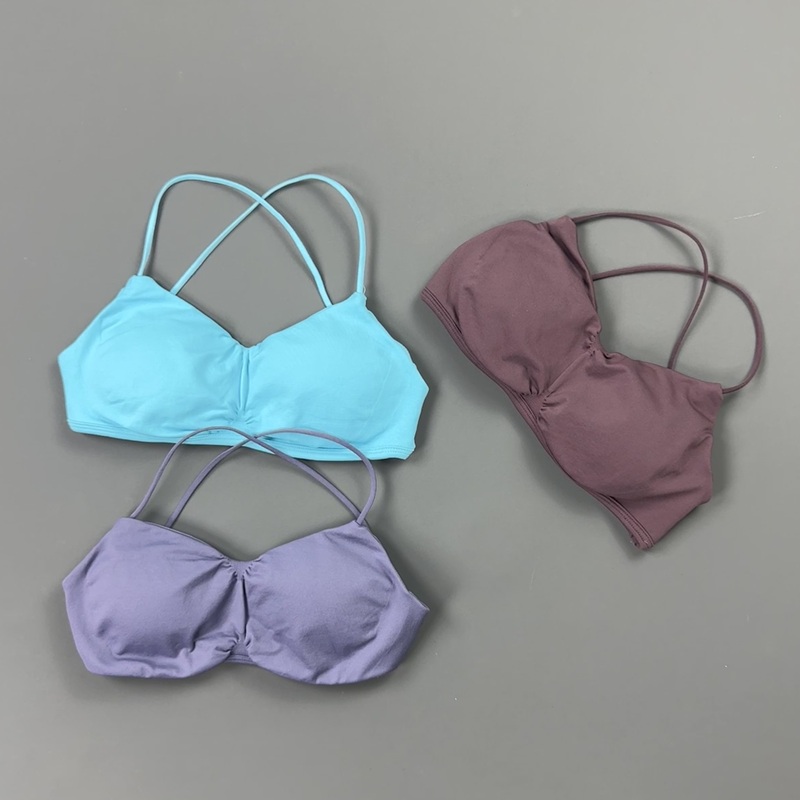 HISTELLO Front Ruched Cross Ba - đánh giá và giá Aquatic Sports Bra
