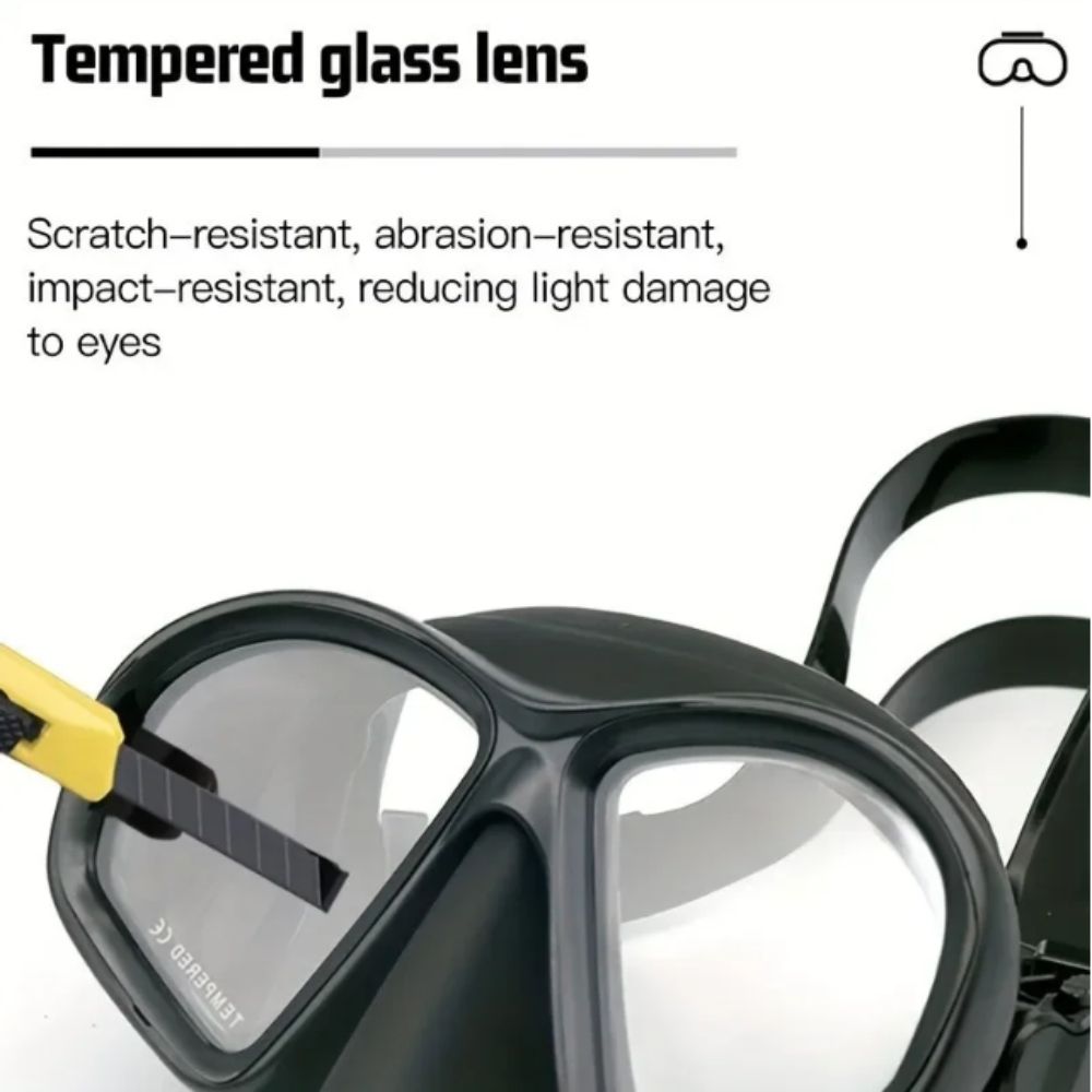 Tempered Glass Freediving Mask - đánh giá và giá Freediving Mask Set