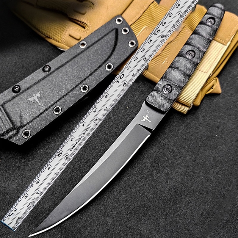 Kydex Sheath Knife Outdoor Sur - đánh giá và giá Dive Knife Titanium