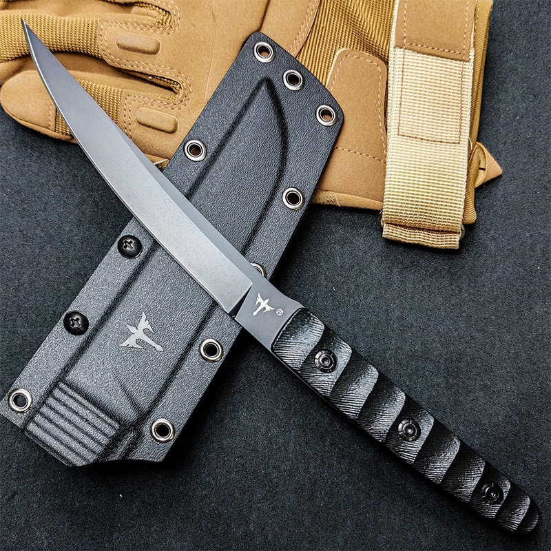 Kydex Sheath Knife Outdoor Sur - đánh giá và giá Dive Knife Titanium