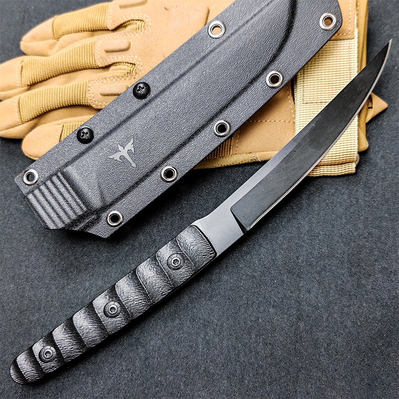 Kydex Sheath Knife Outdoor Sur - đánh giá và giá Dive Knife Titanium