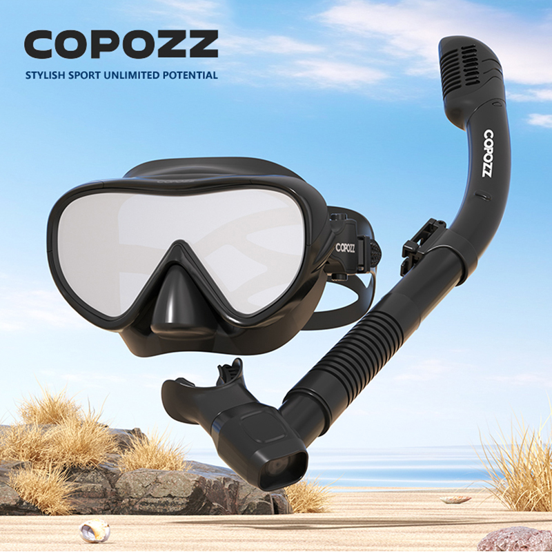 COPOZZ New Diving Mask Full Vi - đánh giá và giá Freediving Mask Set