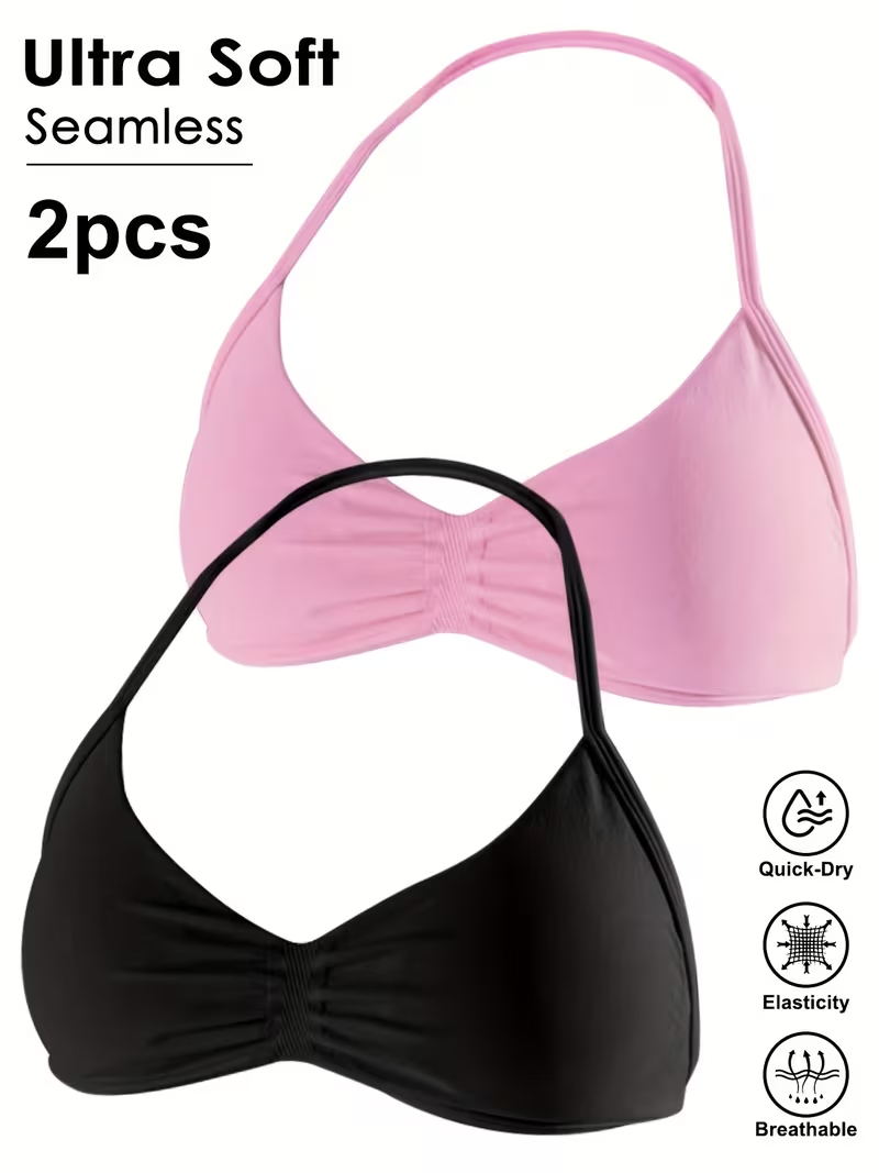 2pcs Seamless Sexy Open Back G - đánh giá và giá Aquatic Sports Bra